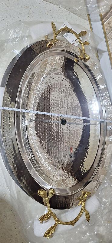 sine sekilleri: Böyük dekorativ servis sinisi – “REDTAG” markası - Material — 4