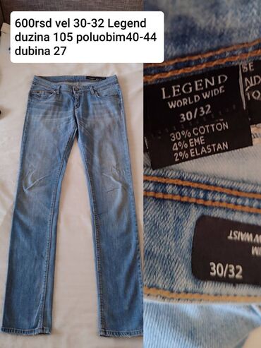 Ostale pantalone: Ženske pantalone – više modela i mera: 1) ONLY farmerke - Veličina — 9