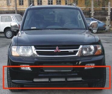 Бамперы и комплектующие: Накладка на бампер Передний Mitsubishi, Б/у