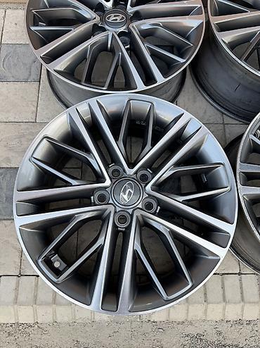 камри диск: Литые Диски R 17 Hyundai, Комплект, отверстий - 5, Б/у — 4