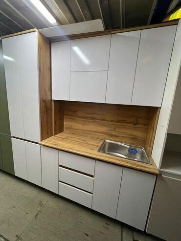 Кухонные гарнитуры: Кухонный гарнитур, Новый, цвет - Бежевый, Бесплатная доставка — 14