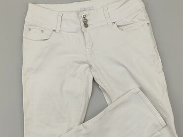 spódnice jeans biała: Jeansy, XL, stan - Dobry