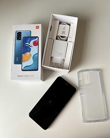 Salam. Xiaomi Note 11S, əla vəziyyətdədir, karobka, adapter, hər bir