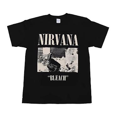nirvana: Футболка с принтом Nirvana “Bleach” - Цвет: чёрный - Принт: крупный — 1