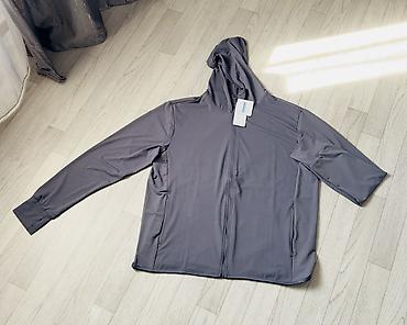 tech flice: Мужская толстовка, 4XL, Новый, цвет - Серый, Самовывоз — 3
