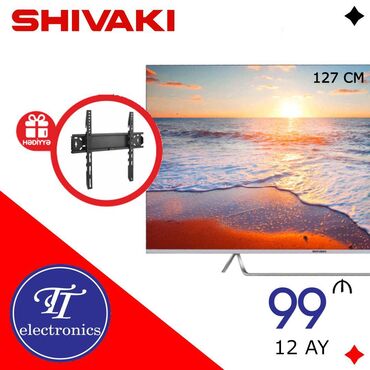ddr3 ekran kartı: Новый Телевизор Shivaki Led 50" 4K (3840x2160), Самовывоз, Бесплатная доставка, Платная доставка