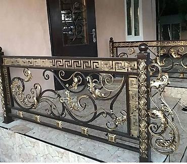 dəmir deşən: H&H DOORS Dəmir dekorativ barmaqlıqlar və panel işləmələri - — 9