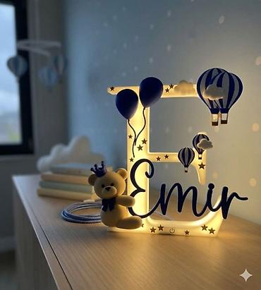 smart light: НОВИНКА! Эксклюзи́вный Именной ночник-буква Стильный светильник с — 3