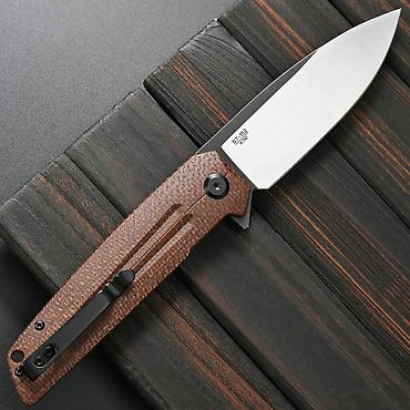 стилет нож: Складной нож Sitivien ST152, сталь K110, рукоять микарта Общая Длина — 3