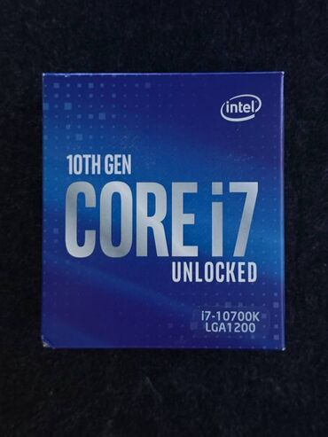 prosessor qiymetleri: Prosessor Intel Core i7 10700K, 3-4 GHz, 8 nüvə, Yeni