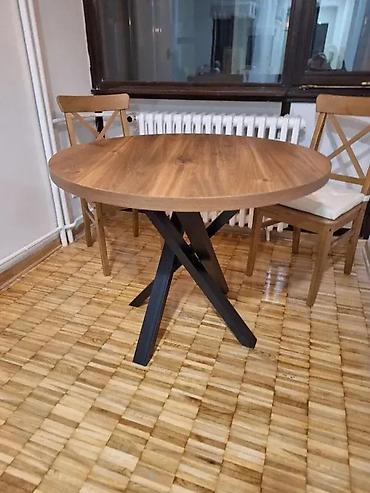 tabla privatan posed: Okrugli stolovi izrada po meri lux05 | izrada po meri dezen ploče po — 4