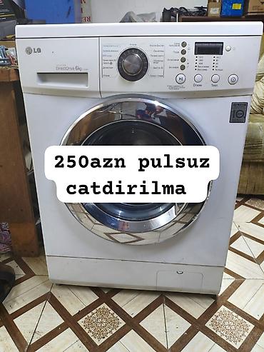 LG paltaryuyan maşın – Inverter Direct Drive, 6 kq yükləmə - Ön