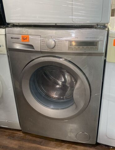 Zərərvericilərə qarşı mübarizə aparatları: Paltaryuyan maşın Sharp, 8 kq, İşlənmiş, Avtomat, Ödənişli çatdırılma