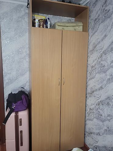 silver kitchen: Спальный гарнитур, Б/у, Двуспальная кровать, ДСП, цвет - Бежевый — 5