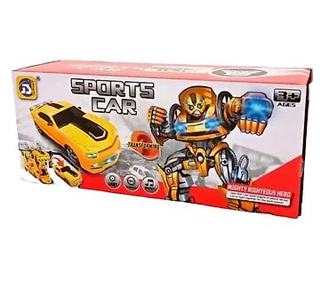 oyuncaq təyyarə: №: 12802 Məhsulun adı: Robot-transformer YU40261 564, plastik, sarı — 1