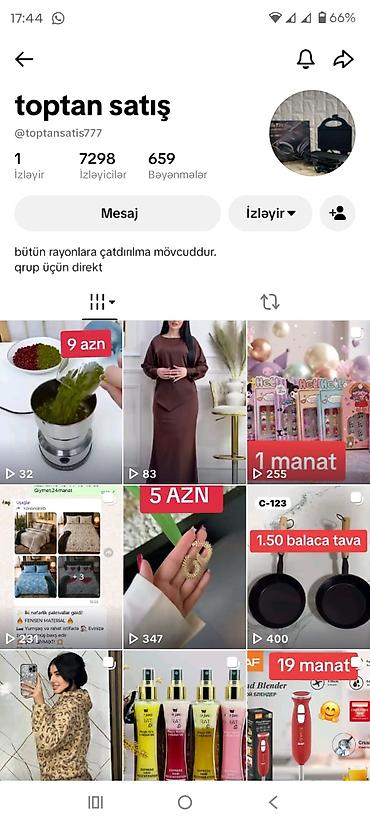 Ünvan MÜŞFİQABAD QƏSƏBƏSİ (yalniz qadinlar üçündür) Təsvir: “Toptan