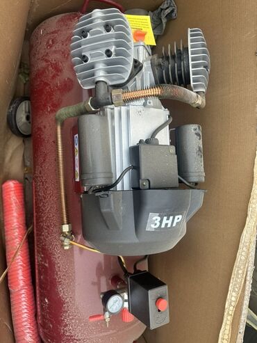3 faza generator: 3HP hava kompressoru - Güc: 3 HP - Silindrli kompressor başlığı, hava