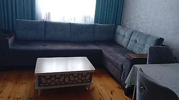 Divan və masa dəstləri: L‑şəkilli yumşaq künc divanı - Komfort: Qalın oturacaq yastıqları — 1
