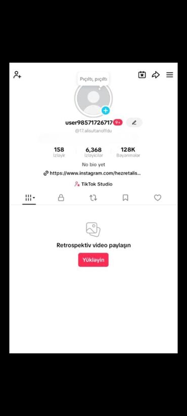 сколько стоит айфон 10: TikTok sosial media hesabı satılır Profil, 158 izləyici, 6,368
