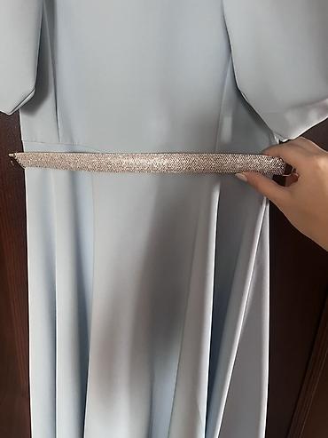 silver gumus: Məhsul: Gözəl açıq mavi rəngdə ziyafət/gecə geyimi - Model — 3
