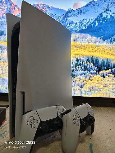 playstation 5 slim edition: Игровая консоль Sony PlayStation 5 (версия с дисководом) + 2 — 1