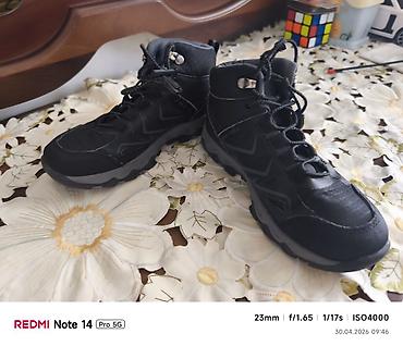 Детская обувь: Qara rəngli uşaq terlemeyen ortopedik botları n - Model: PMX (yan — 3