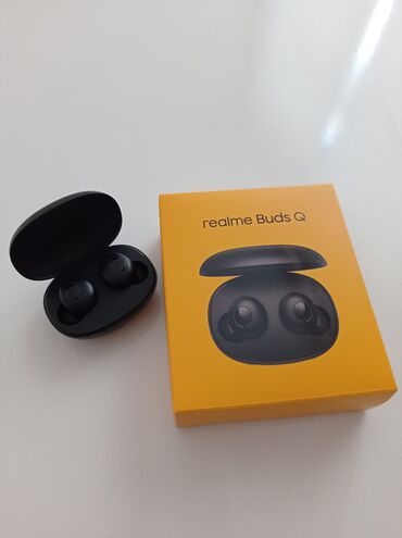 buds: Realme Buds Q orijinal Bluetooth qulaqlıq sadəcə iki dəfə işlədilib