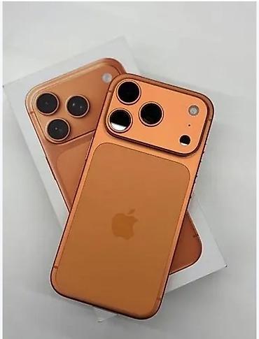 IPhone 17 Pro Max, Б/у, 256 ГБ, Оранжевый, Коробка, 95 %