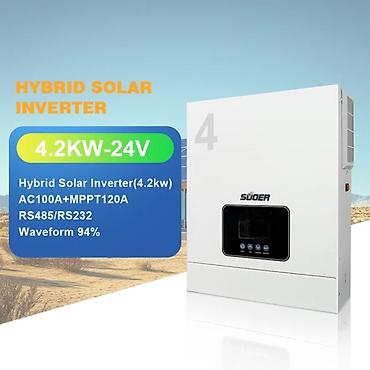 конвер: Гибридный солнечный инвертор SÜĐER 4.2 kW Ключевые характеристики: - — 2