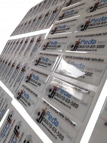 Reklamiranje, štampanje: Izrada REKLAMNIH STIKERA - po vašoj želji - 1187 📌 Opis: Izrada — 9