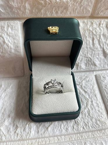 Prstenje: Prstenovi sa cirkonima podesivi– elegantni modeli. - Boja metala — 5