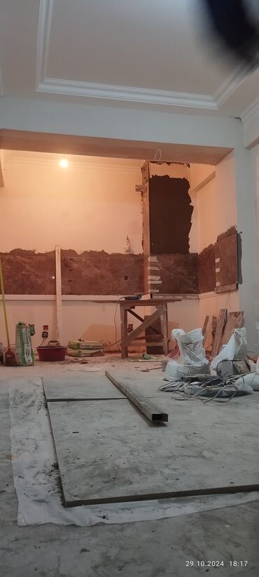 Tavan işləri: Ümumi təmir Alçıpan tavan və dekorativ divar-panelləri üzrə peşəkar — 6