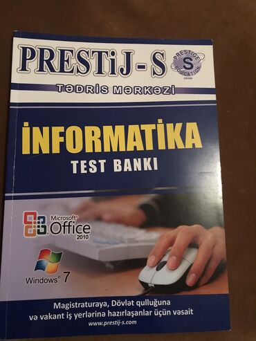 prestij informatika pdf: Təzə informatika testləri qəbul testlərinə uygunduryenidir 7 azn