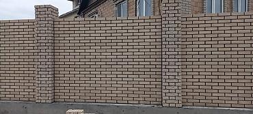 Кладка: Кирпичные работы под ключ - Кладка заборов из облицовочного кирпича — 9
