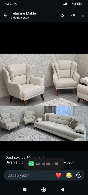 Dəst şəkildə 1600 manat Divan altı bazalıdır genişdi Kürək hissəsi lalafo.az -da Dəst şəkildə 1600 manat Divan altı bazalıdır genişdi Kürək hissəsi