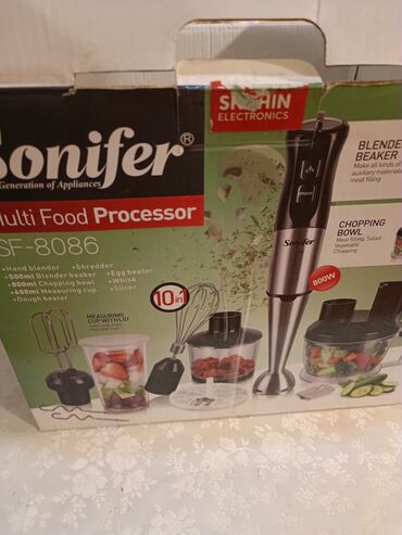 ikinci əl qaz peçi: Əl blender, Sonifer, İşlənmiş