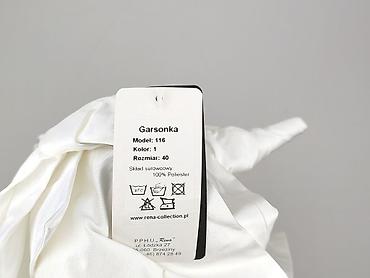 biale ponczo: Marynarka damska, rozmiar L — 5