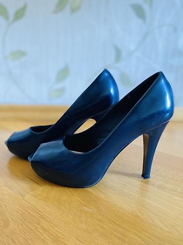 step platforma: Tuflilər, Ölçü: 39, rəng - Göy, İşlənmiş — 4