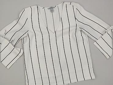 białe bluzki basic: H&M, Bluzka damska, rozmiar S — 1