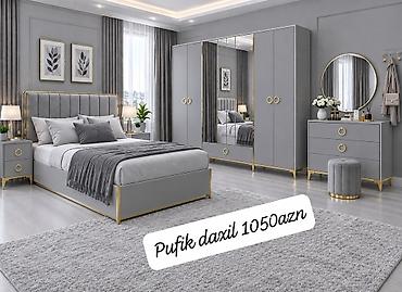 Mebel dəsti – yataq otağı üçün modern dizayn - Komplekt: iki tumbalı