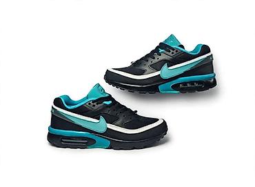 nike krpene patike: Nike Air Max tenisice – crno/tirkizna kombinacija - Model sa — 1