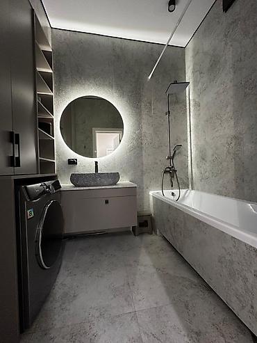 capstroy: 3 комнаты, 90 м², Асанбай мкр Элитка, 12 этаж, Евроремонт — 9
