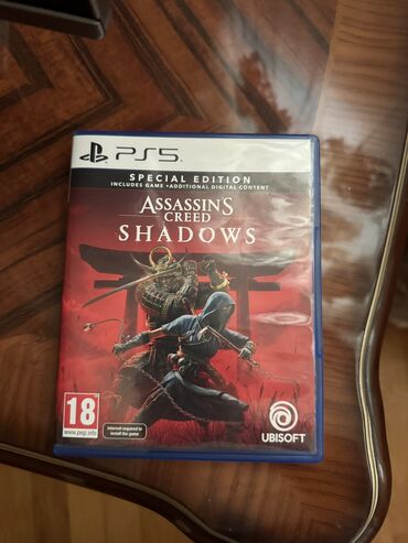 Oyun diskləri və kartricləri: Assassin Creed shadows Ps5