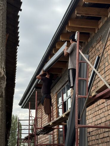 Фасадные работы: Ремонт фасада | Балясины, Туникафон | Алюкобонд, Гранит, Декоративный кирпич | Penoplex, Базальт, Керамзит Больше 6 лет опыта — 3