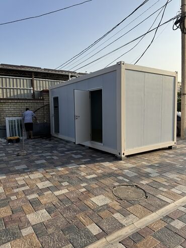 Контейнеры: Бытовой модуль/контейнерное здание (вагончик) - Размер приблизительно — 13