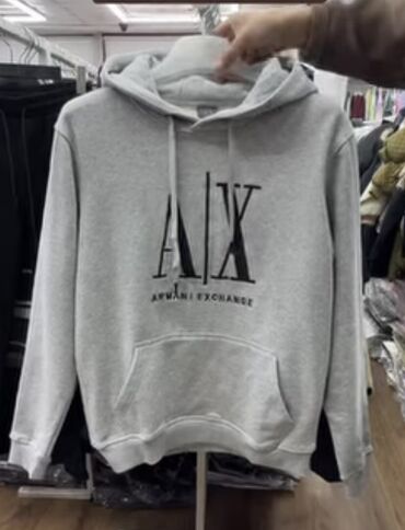 свадебные платья в бишкеке цены на прокат: Мужской спортивный костюм, L, Armani, Б/у, цвет - Серый, Самовывоз, Платная доставка