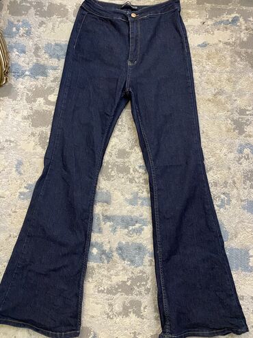 джинсы размер 42: Клеш, Высокая талия