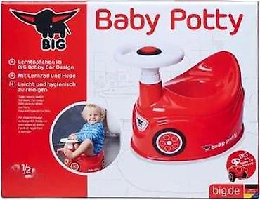 Ostali dečiji nameštaj: BIG Baby Potty – noša u obliku autića, crvena - Zabavan dizajn sa — 24
