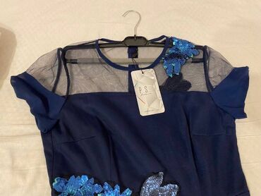 Haljine: PS Fashion L (EU 40), bоја - Tamnoplava, Večernji, maturski, Kratkih rukava — 8