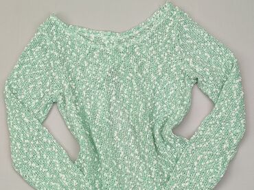 zielony rozpinany sweterek: Sweterek, 8 lat, 122-128 cm, stan - Bardzo dobry